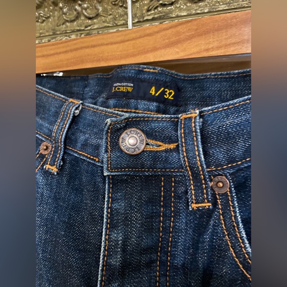 Button fly J.Crew denim skirt - Picture 2 of 3